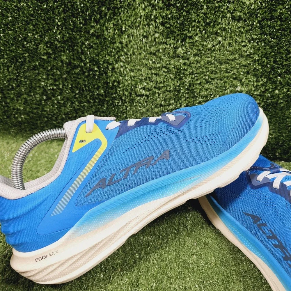 Altra Torin 8 Blue Yellow Athletic Road Running Sneakers Mens Size 8.5 Wide